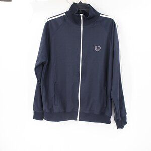 Vintage FRED PERRY Track Jacket Men's Large Sportswear Full Zip Classic logo